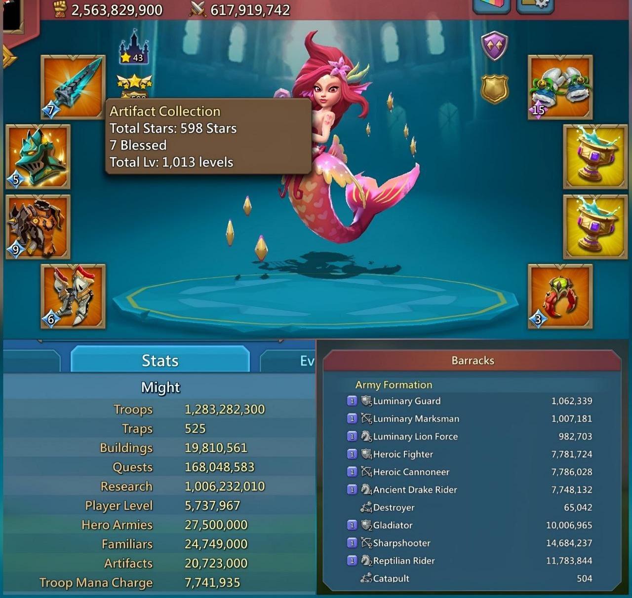 🌟 Hermosa Lead 1000% Stats